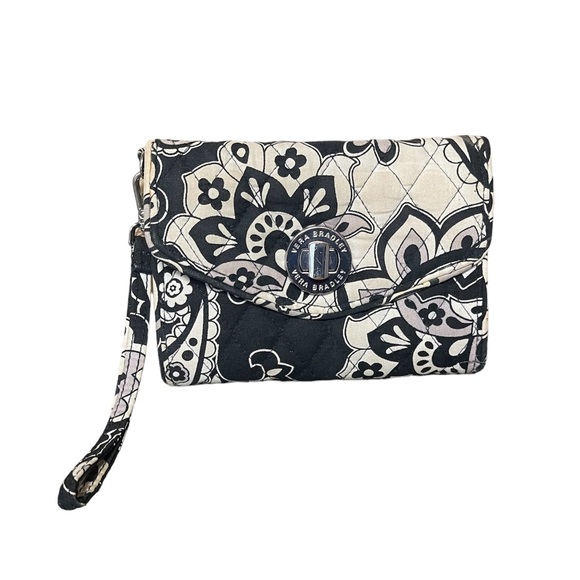 Vera Bradley Wristlet - Midnight Paisley Wallet - Picture 1 of 7
